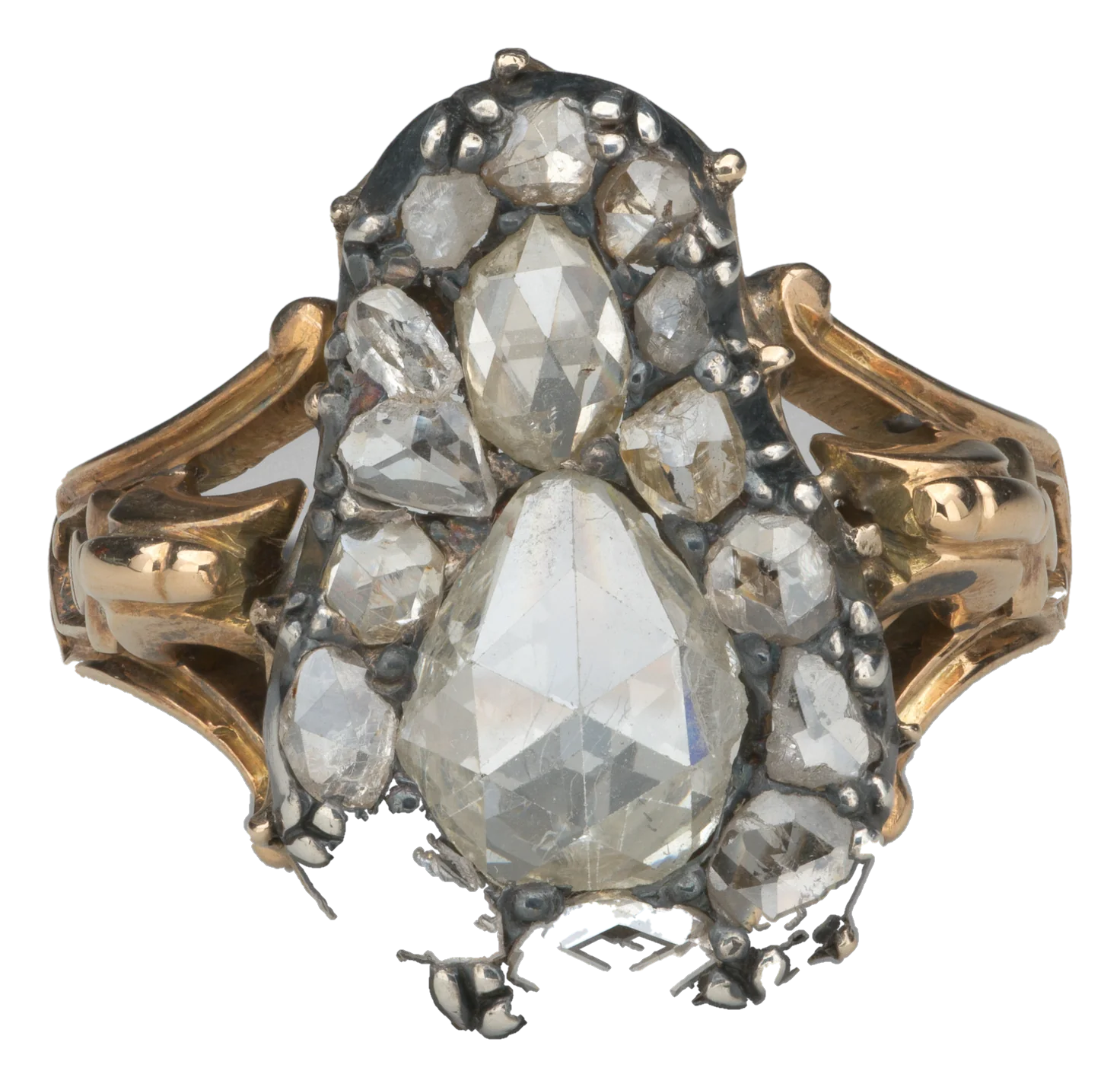 Anillo de racimo en pera, segunda mitad del s. XIX
