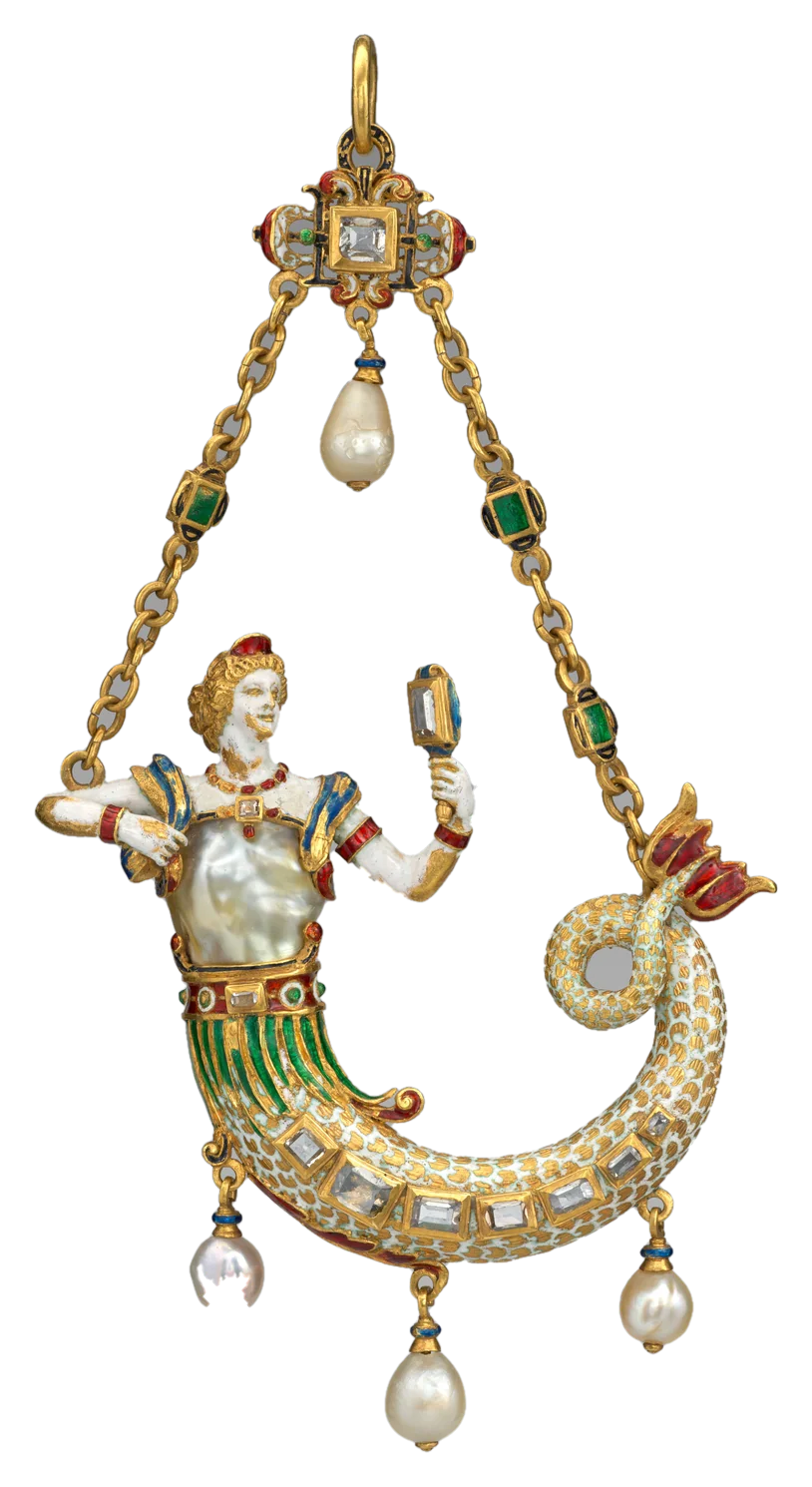 Colgante de sirena, Reinhold Vasters, h. 1870–95