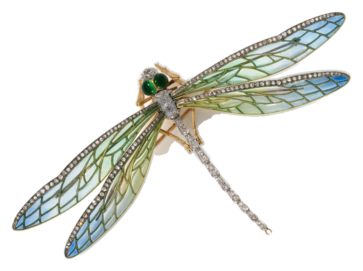 Broche libélula, Edgar Bense, h. 1890